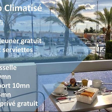 Cap Capistol Studio Le Cap D'Agde Vue Port Exterior photo